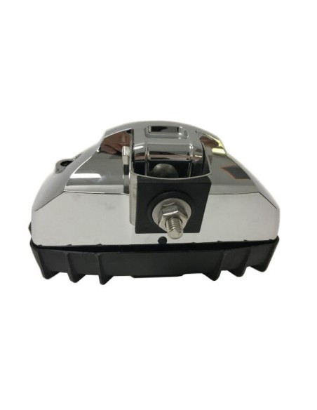 Chrom Scheinwerfer H3 Halogen Zusatzscheinwerfer 12V 24V E20 IP56 mit Glühbirnen