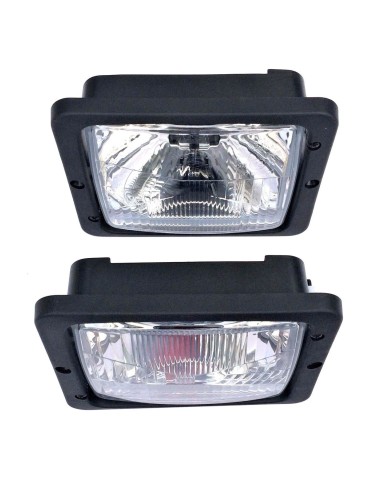 2x Scheinwerfer Fernlicht Abblendlicht SET Stecker +H4 12V 1AA004109021