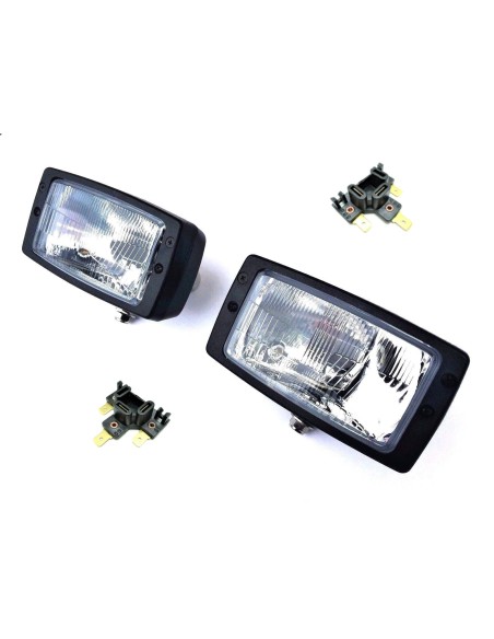 2x Hauptscheinwerfer Fernlicht Abblendlicht Positionslicht  1AB007145007 Stecker