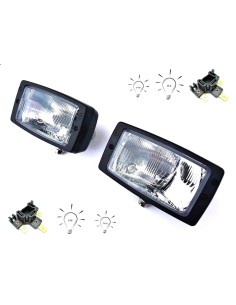 2x Scheinwerfer Fernlicht Abblend Positionslicht 1AB007145007 Stecker Glühbirnen
