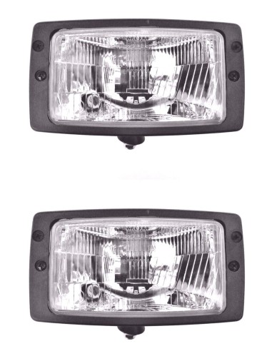 2x Scheinwerfer Fernlicht Abblend Positionslicht 1AB007145007 Stecker Glühbirnen