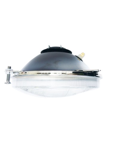 Scheinwerfer H4 Metall Rund ø178 12V 24V Positionslicht Abblendlicht mit Stecker