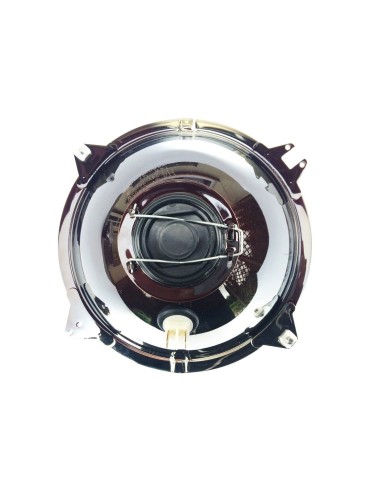 Scheinwerfer H4 Metall Rund ø178 12V 24V Positionslicht Abblendlicht mit Stecker
