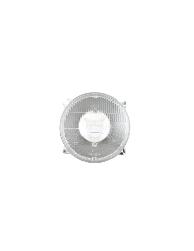 Scheinwerfer H4 Metall Rund ø178 12V 24V Positionslicht Abblendlicht mit Stecker