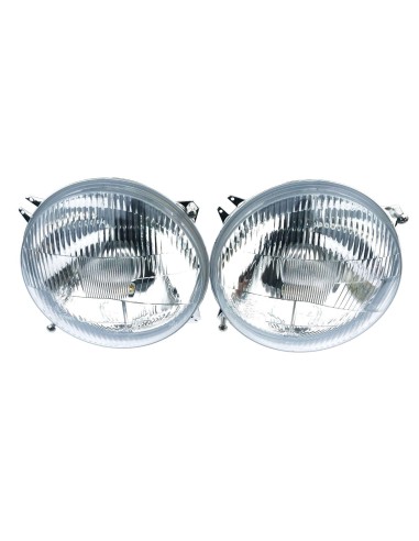 2x Scheinwerfer H4 Rund ø178 mm 12V 24V Positionslicht Abblendlicht mit Stecker