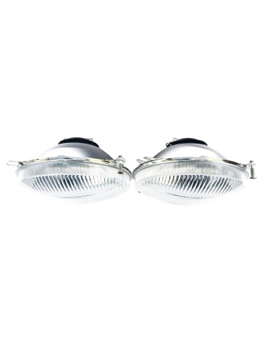 2x Scheinwerfer H4 Rund ø178 mm 12V 24V Positionslicht Abblendlicht mit Stecker