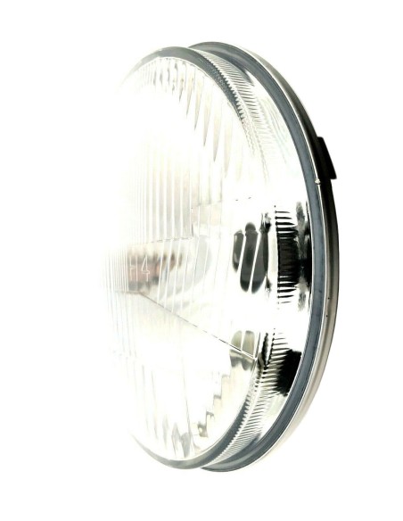 2x Scheinwerfer H4 Rund ø178 Abblendlicht Fernlicht Positionslicht m. Glühbirnen