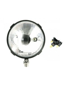 Traktorscheinwerfer links mit Positionslicht 12V 24V Zetor Ø161 E20 mit Stecker