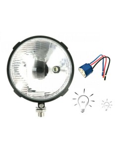 Traktorscheinwerfer links Positionslicht 12V 24V m. Lampenfassung und Glühbirnen