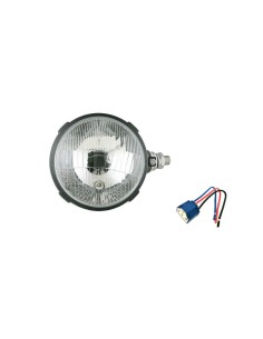 Traktorscheinwerfer rechts m. Positionslicht 12V 24V Zetor Ø161 m. Lampenfassung