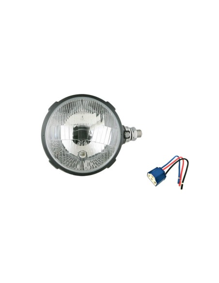 Traktorscheinwerfer rechts m. Positionslicht 12V 24V Zetor Ø161 m. Lampenfassung