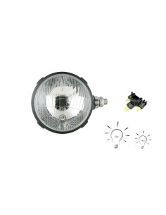 Traktorscheinwerfer rechts Positionslicht 12V 24V Zetor m. Stecker u. Glühbirnen
