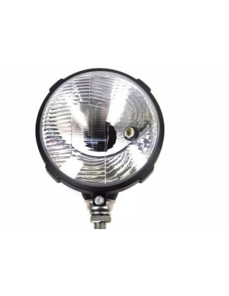 2x Traktorscheinwerfer mit Positionslicht 12V 24V E20 Zetor Ø161 mit 2x Stecker