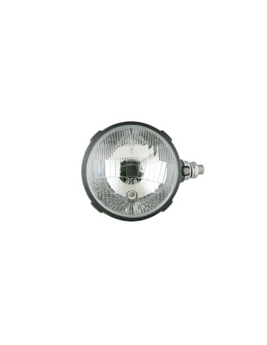 2x Traktorscheinwerfer mit Positionslicht 12V 24V E20 Zetor Ø161 mit 2x Stecker