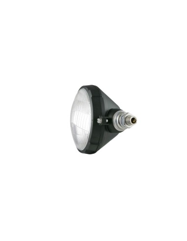 2x Traktorscheinwerfer mit Positionslicht 12V 24V E20 Zetor Ø161 mit 2x Stecker
