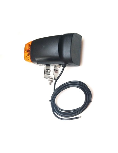 Scheinwerfer mit Blinker Links John Deere JCB Merlo Omegahalter mit Lampenschirm