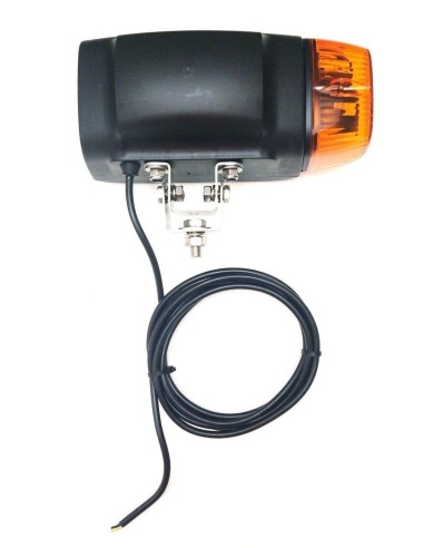 Scheinwerfer m. Blinker Rechts John Deere JCB Merlo Omegahalter mit Lampenschirm