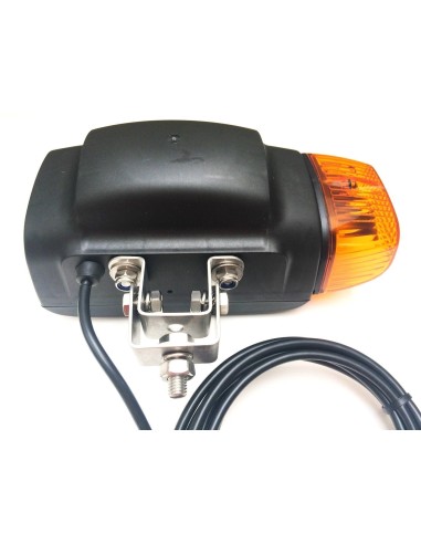 Scheinwerfer m. Blinker Rechts John Deere JCB Merlo Omegahalter mit Lampenschirm