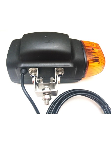 Scheinwerfer m. Blinker Rechts John Deere JCB Merlo Omegahalter mit Lampenschirm
