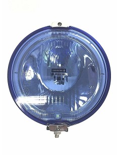Blau chrom rund Fernscheinwerfer 24V LED Ring Positionslicht 183 mit Glühbirnen 2