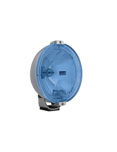 2x Blau chrom rund Fernscheinwerfer 24V LED Ring Positionslicht mit Glühbirnen 2