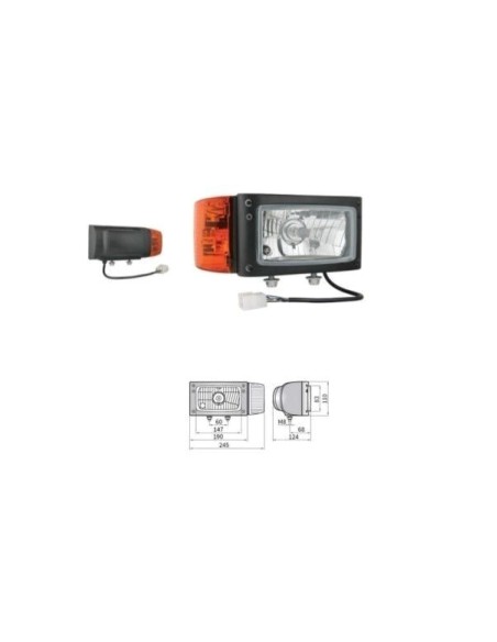 Scheinwerfer Blinker Rechts Fernlicht Abblendlicht Positionslicht Lampenschirm