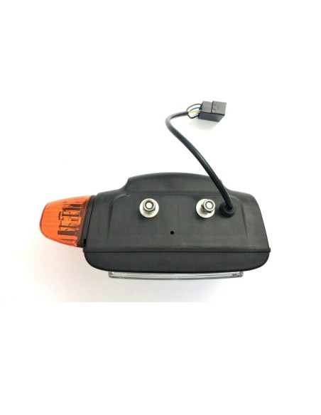 Scheinwerfer mit Blinker Links 24V Traktor Bagger Gabelstapler mit Lampenschirm