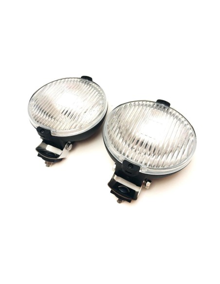 2x Nebelscheinwerfer Weiß 12V 24V Halogen Nebellicht Zusatzscheinwer Rund Ø152