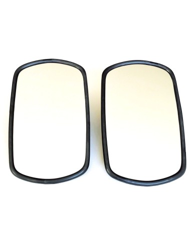 2xAußenspiegel Seitenspiegel Ruckspiegel  Spiegel255x150mm ø14-23 Spiegelarm SET