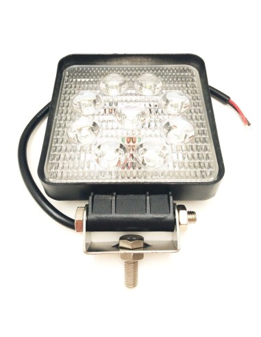 LED Arbeitslampe Arbeitsscheinwerfer 9 LED 2200 Lm Traktor Bagger LKW m. Dreieck