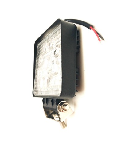 LED Arbeitslampe Arbeitsscheinwerfer 9 LED 2200 Lm Traktor Bagger LKW m. Dreieck