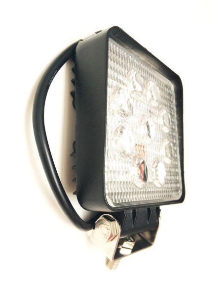 LED Arbeitslampe Arbeitsscheinwerfer 9 LED 2200 Lm Traktor Bagger LKW m. Dreieck