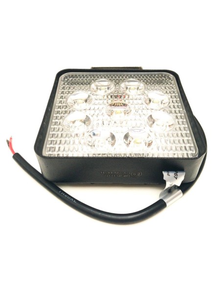 LED Arbeitslampe Arbeitsscheinwerfer 9 LED 2200 Lm Traktor Bagger LKW m. Dreieck