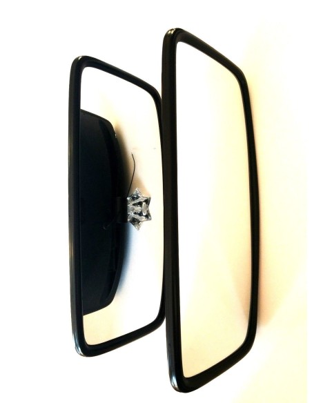 2x Außenspiegel Seitenspiegel Beheizt 400x205mm Traktor ø15-30 Spiegelhalter SET