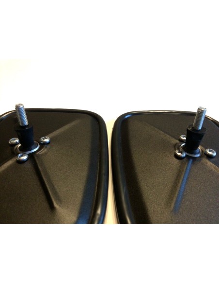 2x Außenspiegel Seitenspiegel Ruckspiegel Spiegel Metall  170x120mm ø14-30 M6