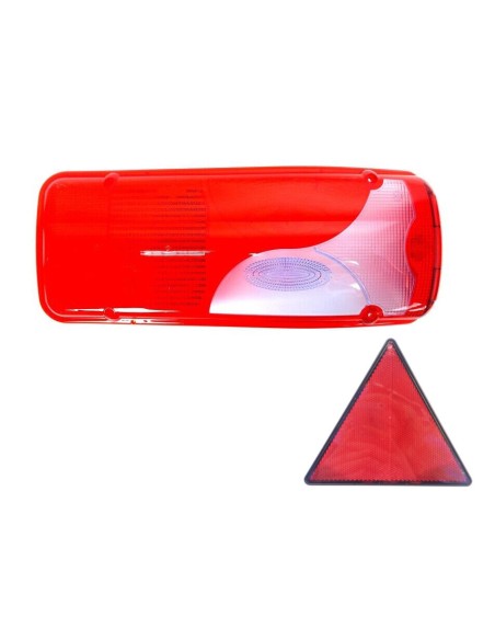 Lichtscheibe Ersatzglas rech ts Rückleuchtef. MAN TGA TGL TGM TGX TGS m. Dreieck