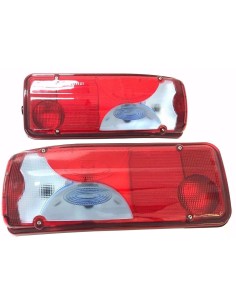 2x Rückleuchte Heckleuchte Blau MAN TGA TGL TGM TGX ab 2005 L+R mit 2x Dreieck 2