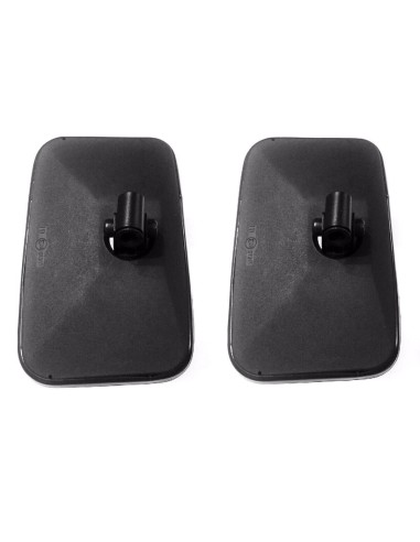 2x Außenspiegel Seitenspiegel Spiegel ø10-18 245x160mm Spiegelhalter Spiegelarm