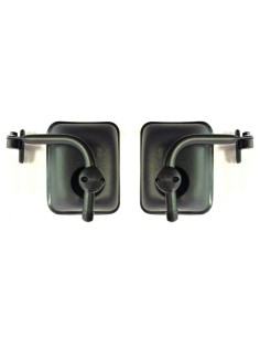 2x Seitenspiegel Außenspiegel Ruckspiegel R300 ø15-28 198x160 Spiegelhalter SET