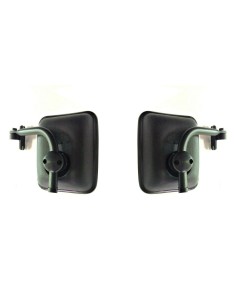 2x Seitenspiegel Außenspiegel Ruckspiegel R300 ø15-28 198x160 Spiegelhalter SET 2