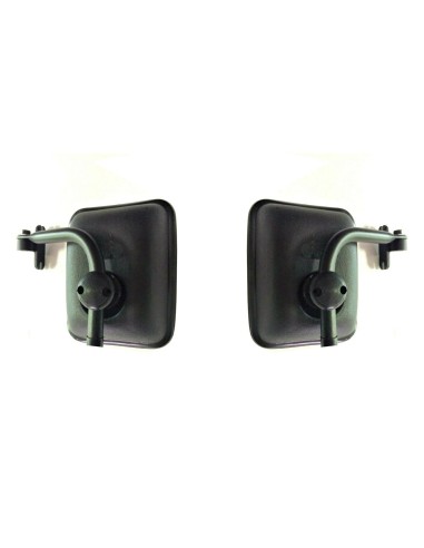 2x Seitenspiegel Außenspiegel Ruckspiegel R300 ø15-28 198x160 Spiegelhalter SET