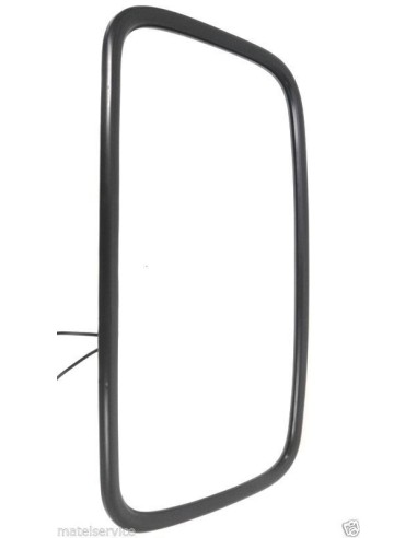 Außenspiegel Rückspiegel ø14-21 LKW Bagger Traktor UNIVERSAL BEHEIZT 370x185 mm