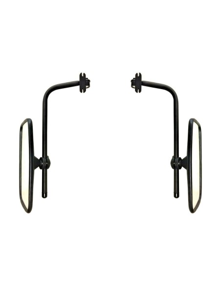 2x Außenspiegel Seitenspiegel  ø15-28 Bagger 280x155mm Spiegelarm Spiegelhalter