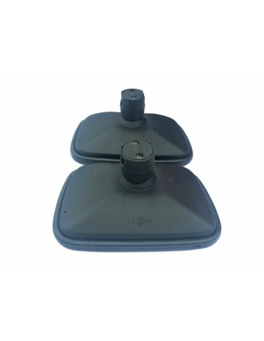 2x Außenspiegel Rückspiegel 250x160 ø14-23mm LKW Bagger Spiegelhalter Spiegelarm