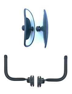 2x Weitwinkelspiege Außenspiegel Seitenspiegel 255x155  R300 Spiegelhalter SET