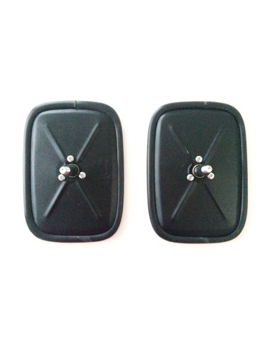 2x Außenspiegel 170x120 Seitenspiegel M8 Metall für Traktor Bagger Schlepper LKW