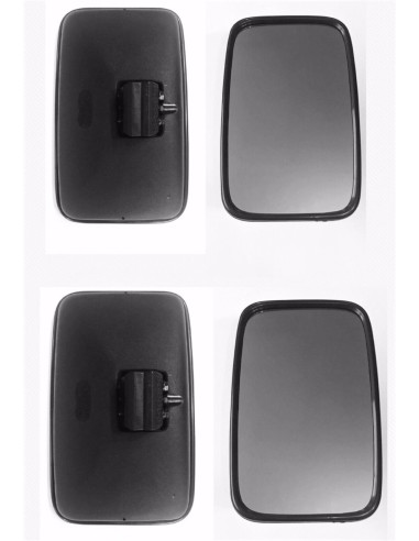 2x Außenspiegel Rückspiegel  305x190 ø14-22mm Mercedes LKW BUS Traktor UNIVERSAL