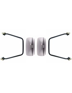 2x Außenspiegel Rückspiegel Seitenspiegel 390x195 mm Spiegelarm Spiegelhalter