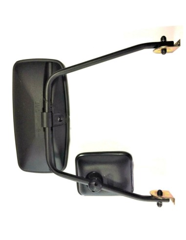 2x Rückspiegel 410x205mm Außenspiegel 198x160mm LKW Spiegelhalter Spiegelarm SET
