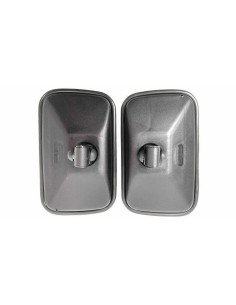 2x Außenspiegel Rückspiegel 250x160 ø18 mm LKW BUS mit  Spiegelhalterung Arm SET 2
